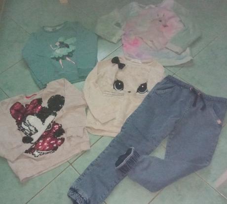 Svetrik mikinka 7/8 rôčkov všetko jedna cena, 128