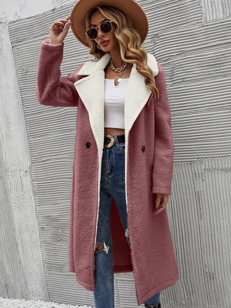 Kožuch umelý alpaka dlhý, l - xxl