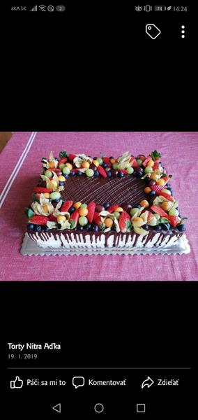 Ako sa krája takáto torta?