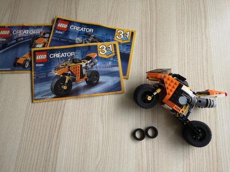 Lego creator 3v1 31059 cestná motorka,