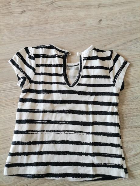 Dievčenský štýlový set - šaty a tričko, 74