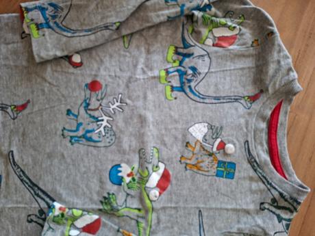 Šedé tričko s dinami, f&f,98