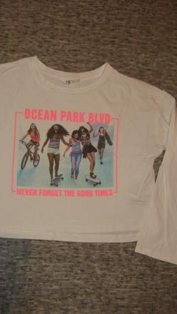 Tričko cropp top, 134