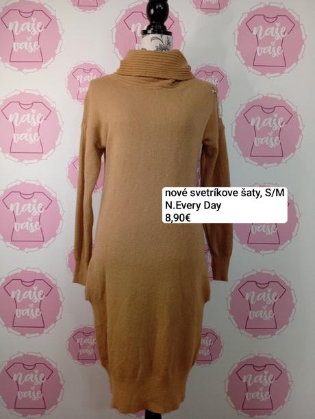 Svetríkové nové šaty, m / s