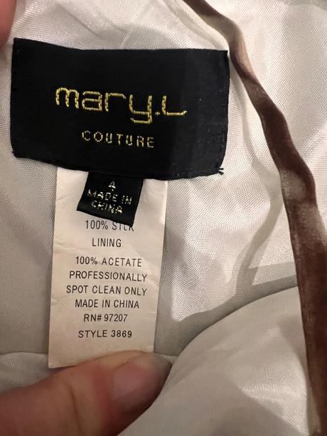Maryl couture hodvábne šaty vel.4 - s veľkosť, s