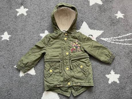 Jesenna/prechodna bunda pre dievcatko, velkost 80, pepco,80