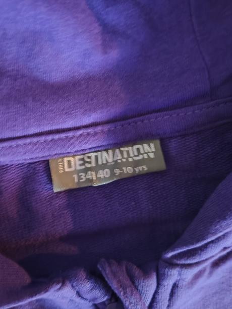 Fialová mikina na zips, pepco,134