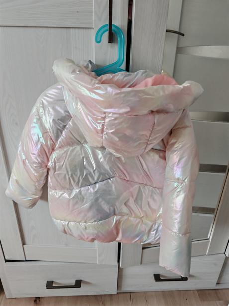 Úžasná biela menivá bundička 116, neolutujete, primark,116