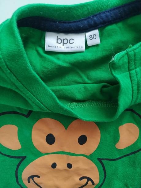 Tričko s opicou bonprix, v. 80, bonprix,80