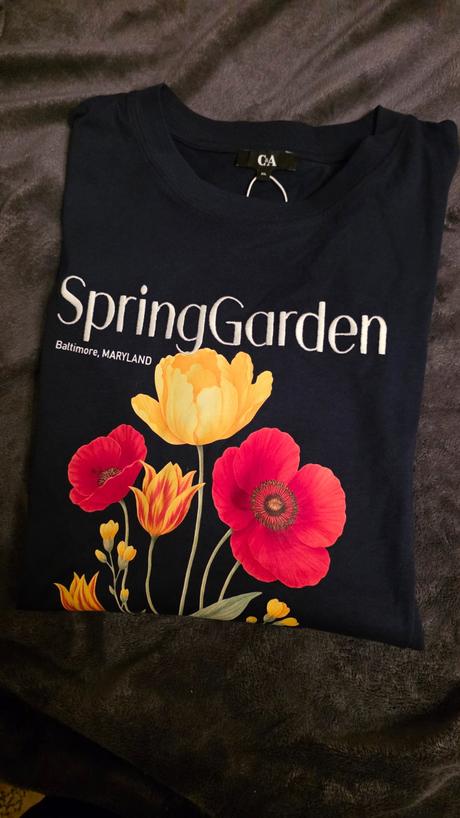 Tricko xl damske bavlna modre, c&a,xl