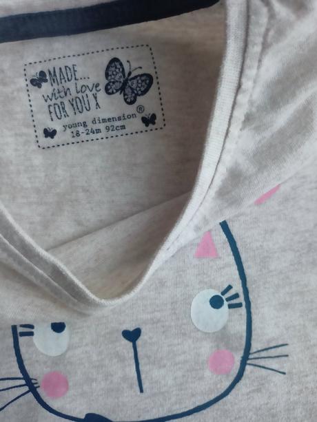 Tričká 3 ks, young dimension,92