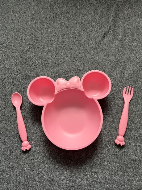 Miska, lyžička a vidlička minnie, 