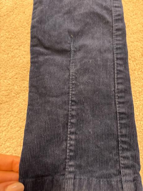 Hrube menčester nohavice vrubkove, marks & spencer,146