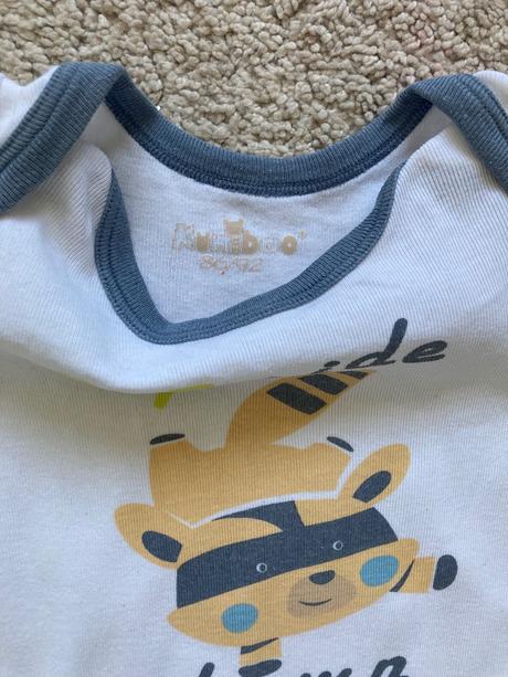 Body s kratkym rukavom, modre, kuniboo,86