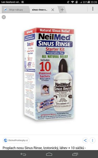 Hľadám NeilMed alebo Clin Sin Med