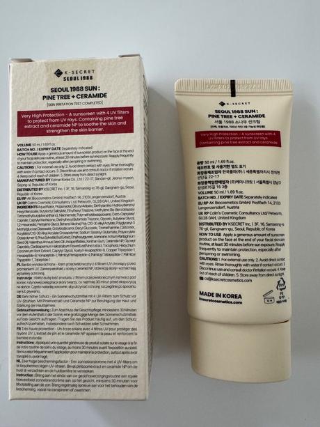 Ksecret seoul 1988 sun pine tree + ceramide,