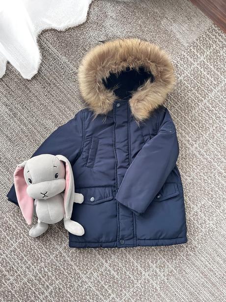 Zimná pérová bundička tommy hilfiger 92/98, tommy hilfiger,92