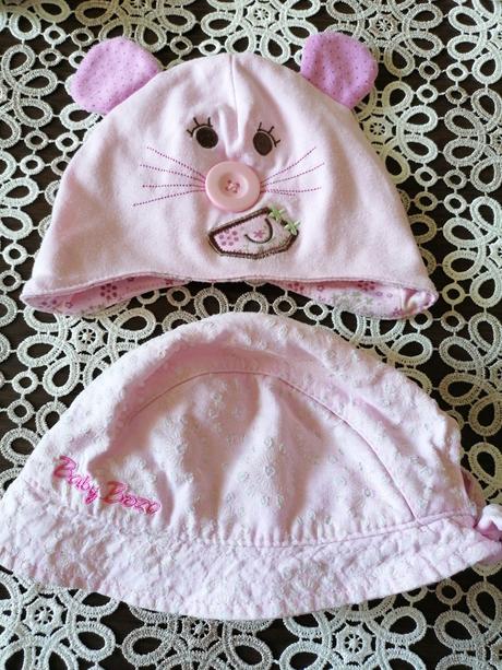 Baby čiapka+klobúčik 9-12m 2ks, 80