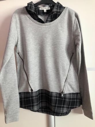 Košeľová mikina, s