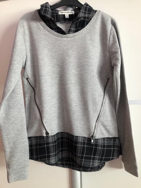 Košeľová mikina, s