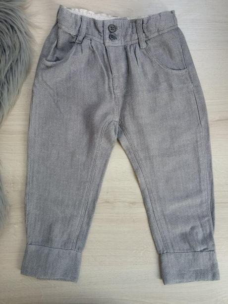 Dievčenské vzorované nohavice h&m (86), h&m,86