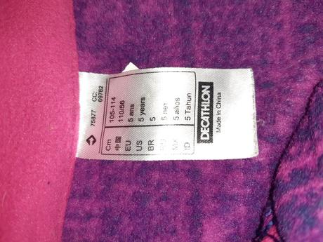 Predam flisovu mikinu, decathlon,110