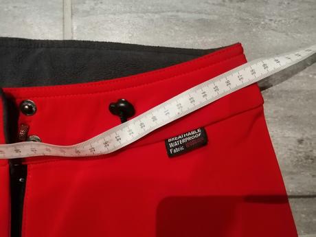 Softshell zimné červ.nohav.v36,10tis dýchat,elast., 36