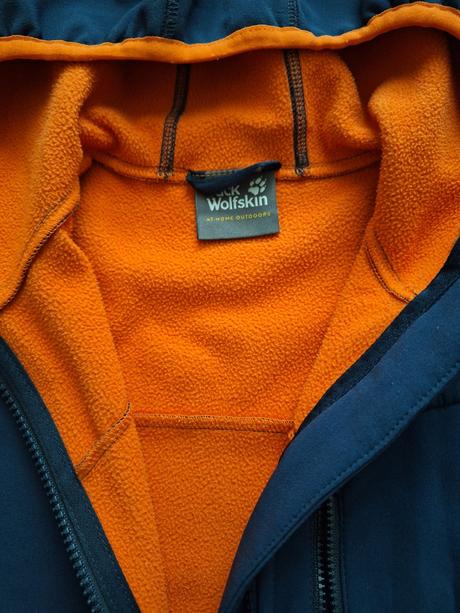 Detská bunda, jack wolfskin,140