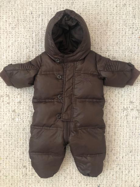 Páperová kombinéza, zimný overal, benetton,56