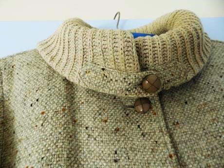 Teplá tvídová bunda /kabátik, xl