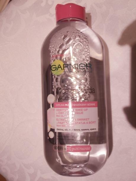 Garnier micelárna voda 3v1, citlivá pleť, 