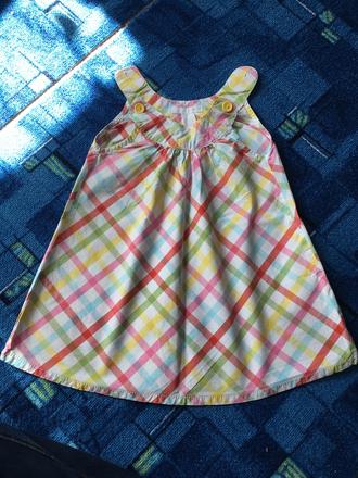 Pásikavé ľahké letné šaty 86/92, h&m,86