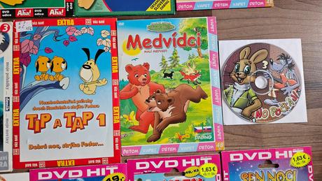 Dvd rozprávky 20 ks spolu,