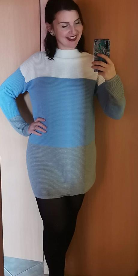 Pásikovaný pulóver, bonprix,m