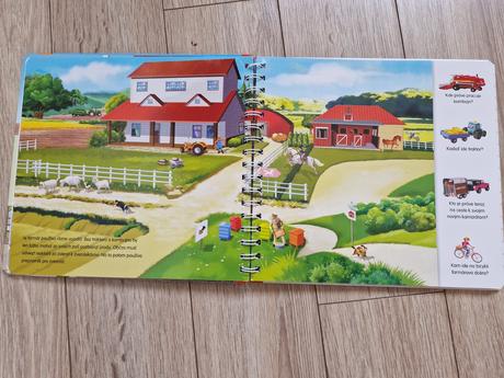 Dopravne prostriedky, kniha s magnetkami, 