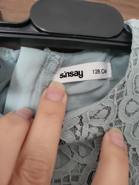 Šaty pre dievčatá s čipkou, sinsay,128