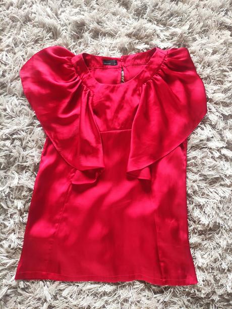 Červená blúzka, vero moda,m