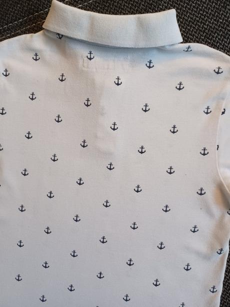 Kotvičkové tričko- polokošela 134/140, h&m,134