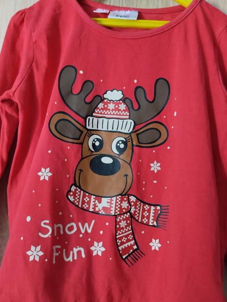 Červena tunika -šaty, bonprix,110