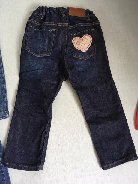 Dievcenske rifle s nasivkami - h&m, h&m,92