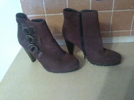 Dámska obuv 39 brusena koža, 39