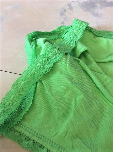 Jemné tielko s krajkou, fishbone,34