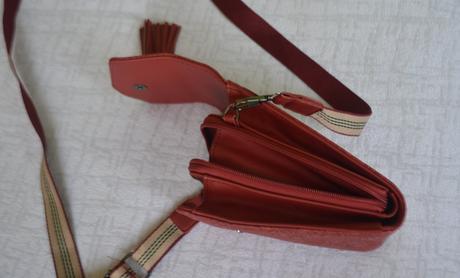 Crossbody kabelka s peňaženkou, 