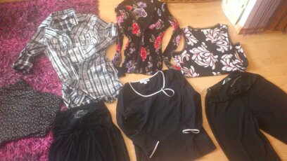 Elegantne znackove bluzky a nohavice ku tomu, m