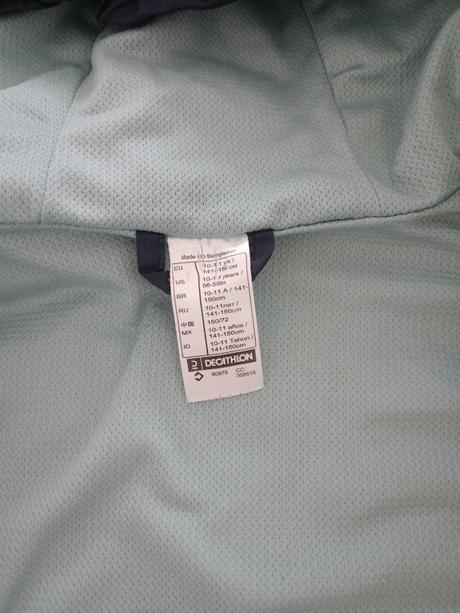 Prechodná bunda, decathlon,140