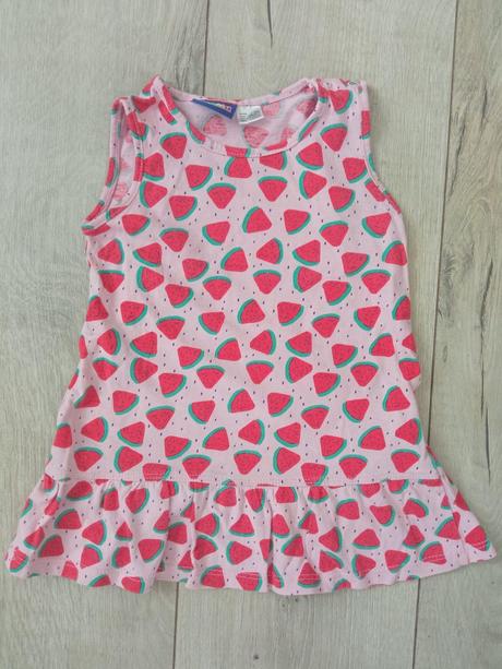 Dievčenské ružové šaty s melónom lupilu (86-92), lupilu,86