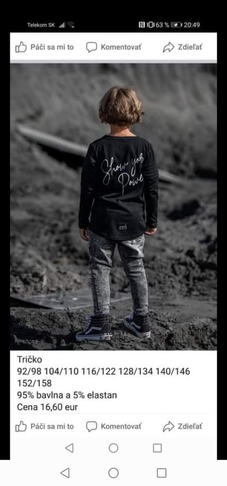 Tričko, 116