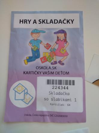 Skladačka so slabikami, 