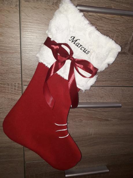 Mikulasska cizma s menom,