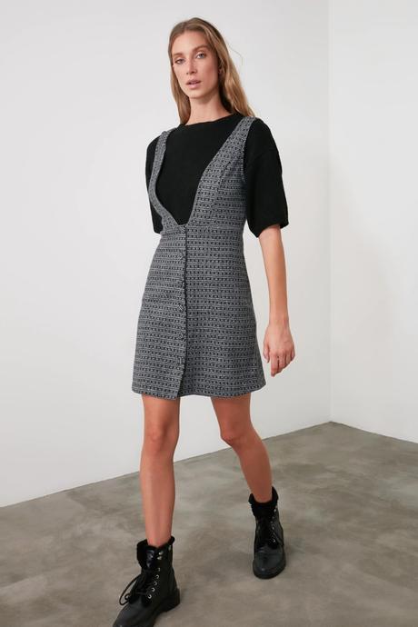 Pletena sukna na traky, l